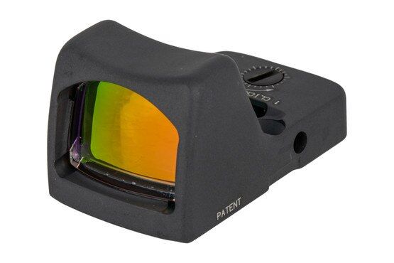 Trijicon 3.25 MOA RMR Type 2 Adjustable LED sniper red dot sight is designed to survive punishing handgun slide use with a grey Cerakote finish